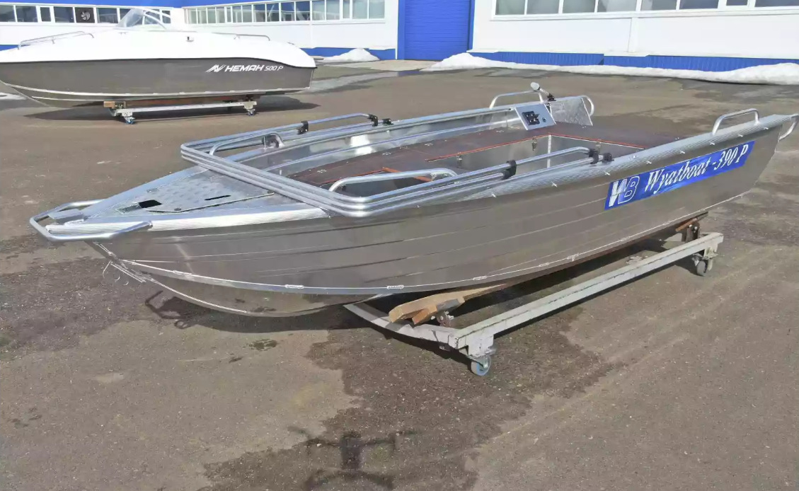 Алюминиевая лодка Wyatboat-390РМ в Пушкино
