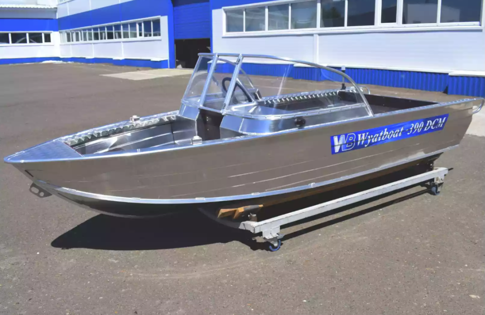 Алюминиевая лодка Wyatboat-390 DCM в Пушкино
