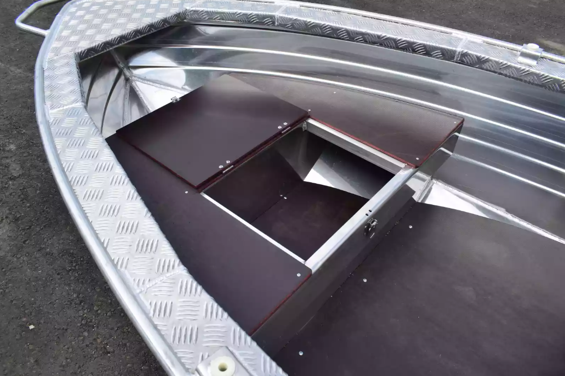 Алюминиевая лодка Wyatboat-390Р Увеличенный борт в Пушкино