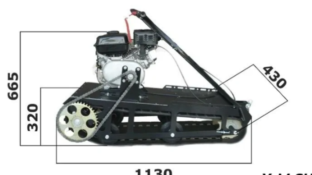 Мотобуксировщик XTREME-MOTORS "Конек-Горбунок" 6.5 л.с. в Пушкино