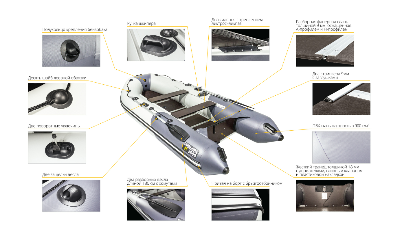 Лодка Ривьера Компакт 2900 СК в Пушкино