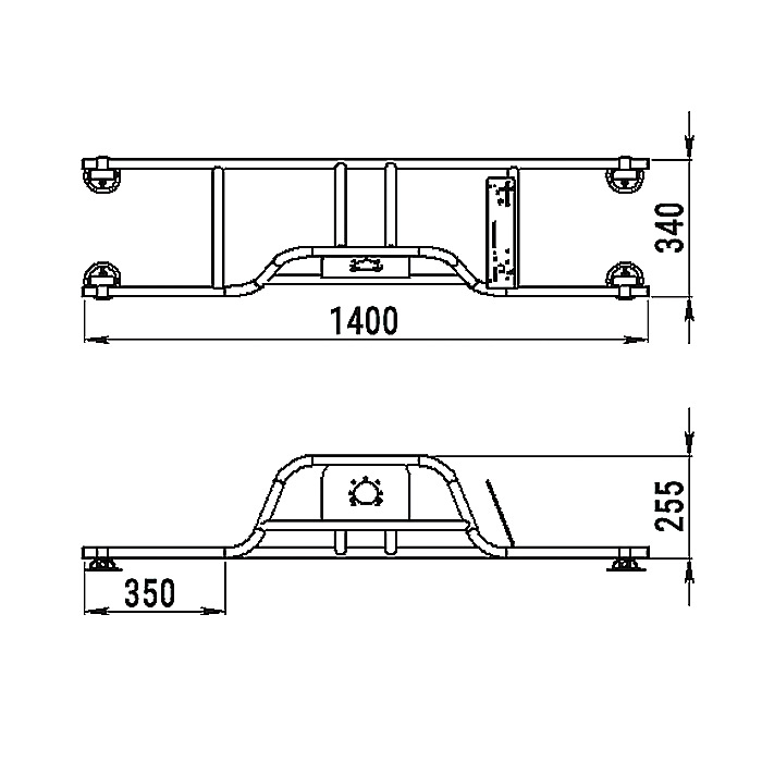 Стойка рулевая с бортовым креплением малая в Пушкино