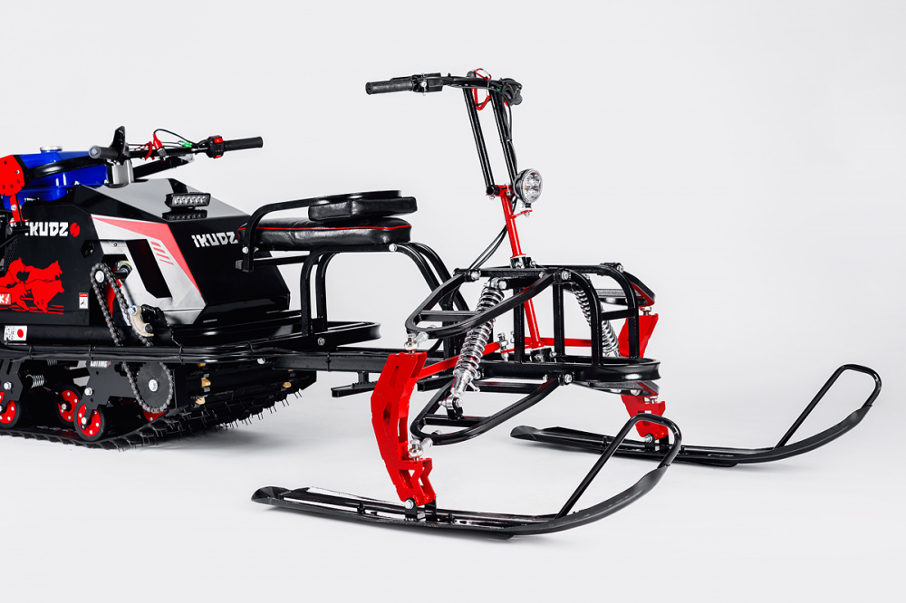 Лыжный модуль IKUDZO с подогревом ручек металлические лыжи в Пушкино