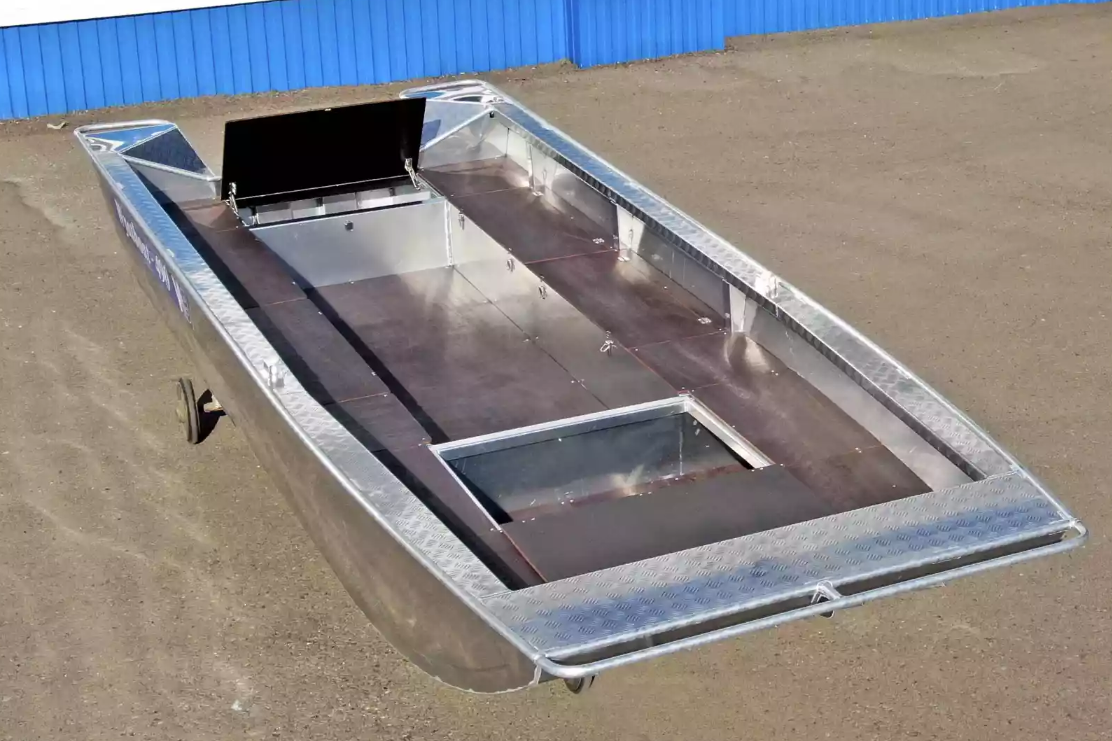 Алюминиевая лодка Wyatboat-490 Jonboat в Пушкино
