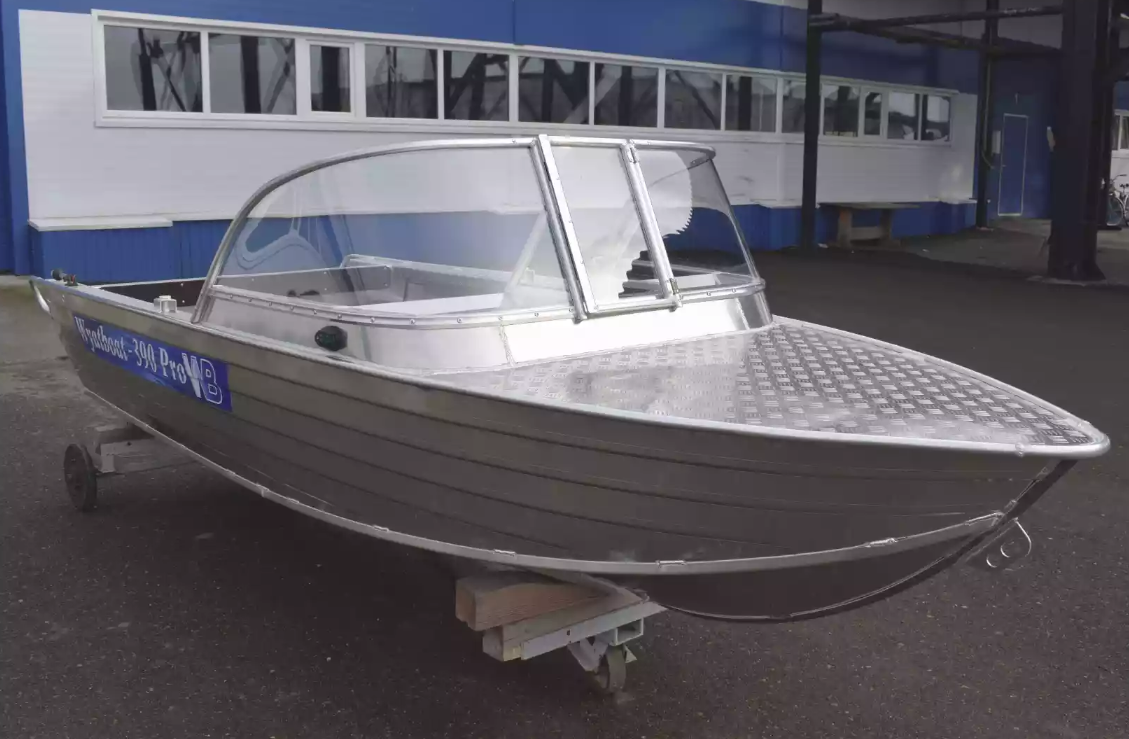 Алюминиевая лодка Wyatboat-390 Pro в Пушкино