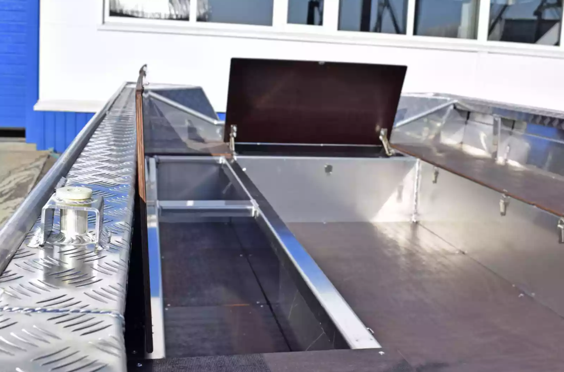 Алюминиевая лодка Wyatboat-490 Jonboat в Пушкино