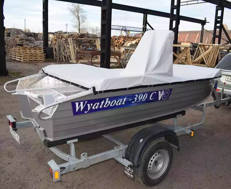Алюминиевая лодка Wyatboat-390 C в Пушкино