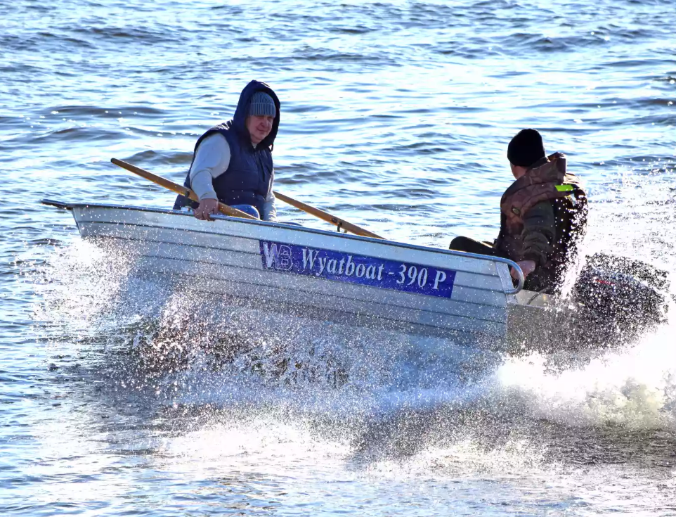 Алюминиевая лодка Wyatboat-390 P в Пушкино