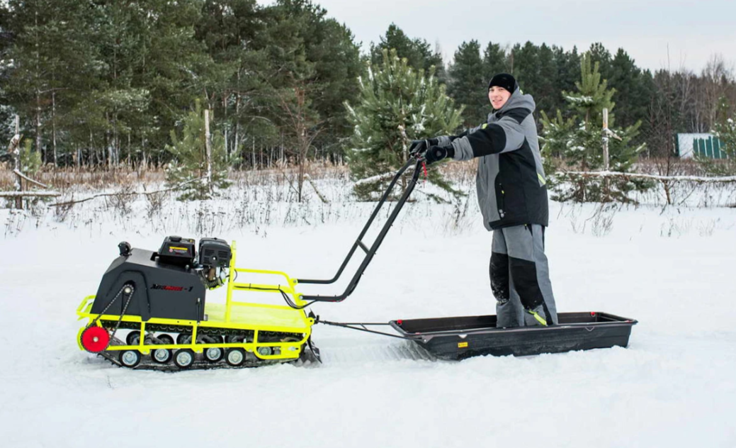 Мотобуксировщик Бурлак ХОЗЯИН-1 (капот металл) в Пушкино
