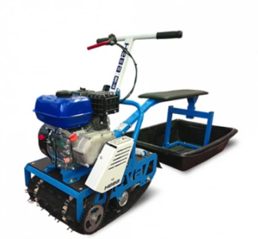 Мотобуксировщик НЕВА МС-1К с санями и сиденьем в Пушкино