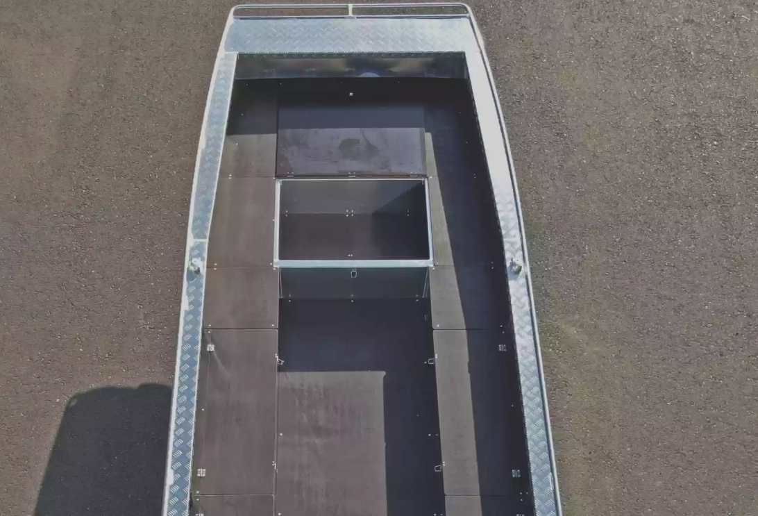 Алюминиевая лодка Wyatboat-490 Jonboat в Пушкино