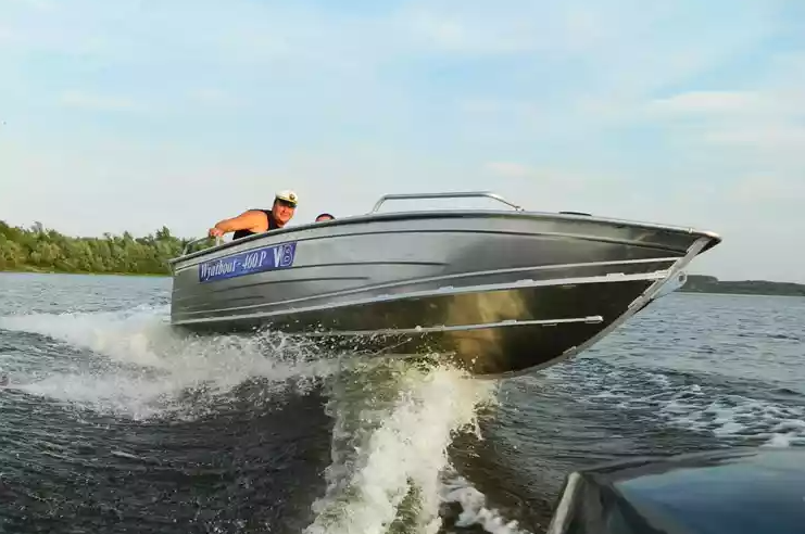 Алюминиевая лодка Wyatboat-460 P в Пушкино