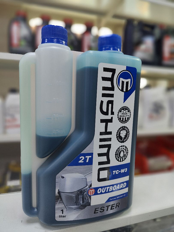 Масло MISHIMO 2T OUTBOARD (ESTER) полусинтетика 1 л в Пушкино