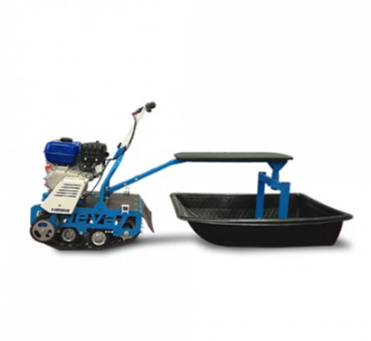 Мотобуксировщик НЕВА МС-1К с санями и сиденьем в Пушкино