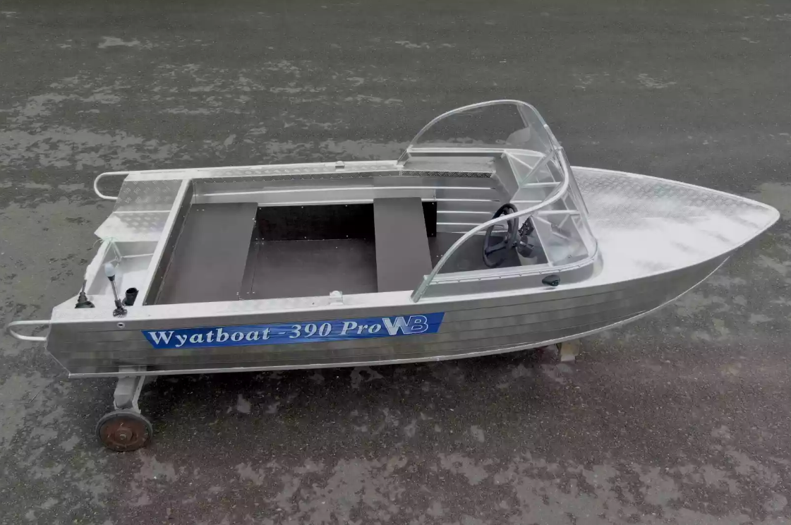 Алюминиевая лодка Wyatboat-390 Pro в Пушкино