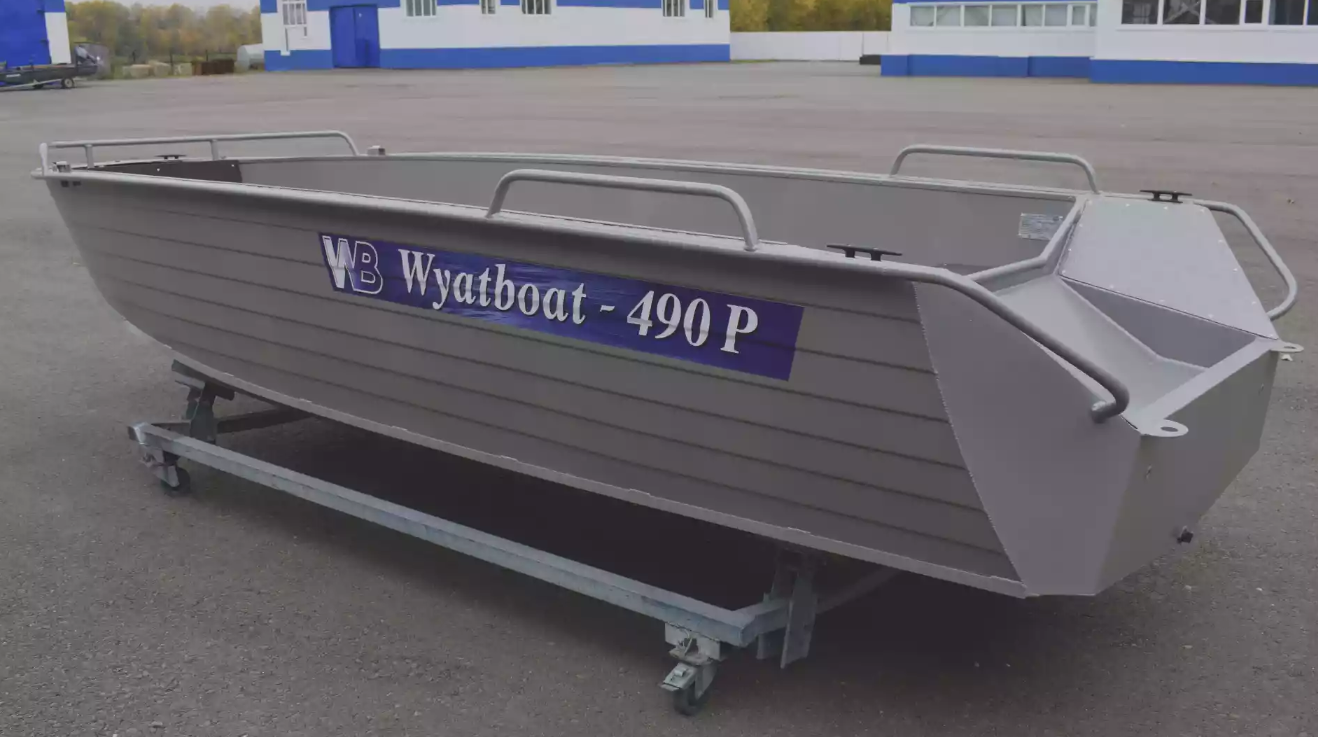 Алюминиевая лодка Wyatboat-490 P в Пушкино