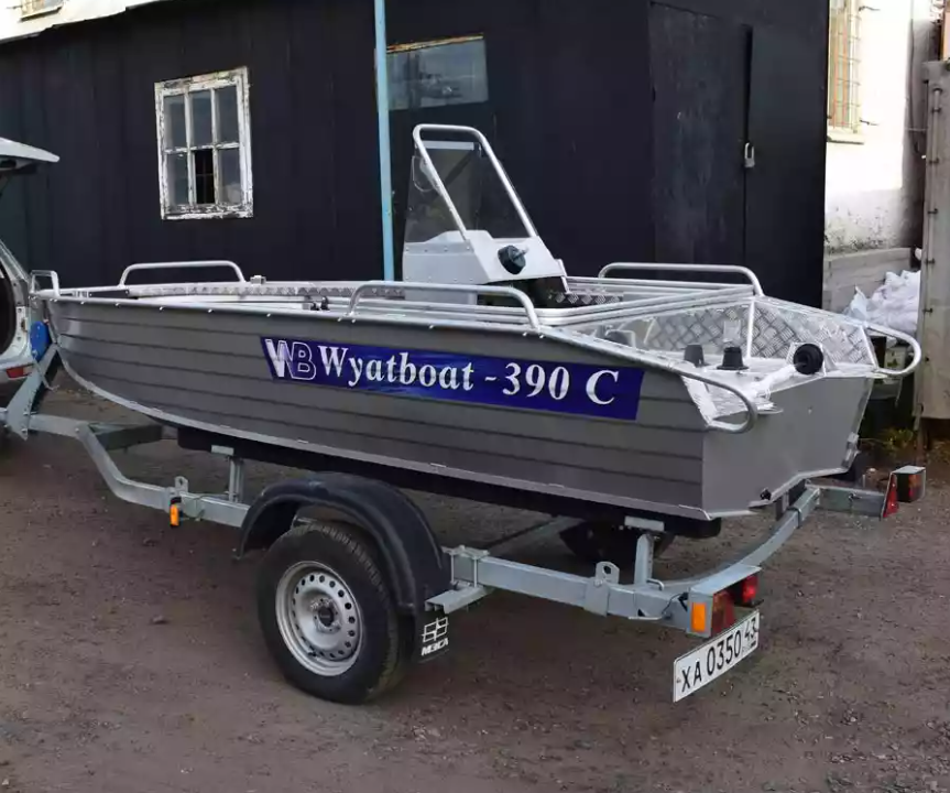 Алюминиевая лодка Wyatboat-390 C в Пушкино