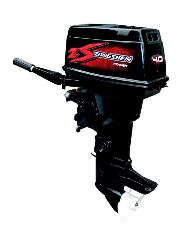 Лодочный мотор Zongshen T40 (+руль+пульт) в Пушкино