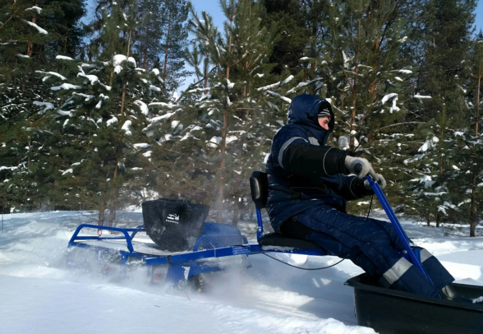 Мотобуксировщик толкач Альбатрос-XL8 с модулем. Без фары, тележки в Пушкино
