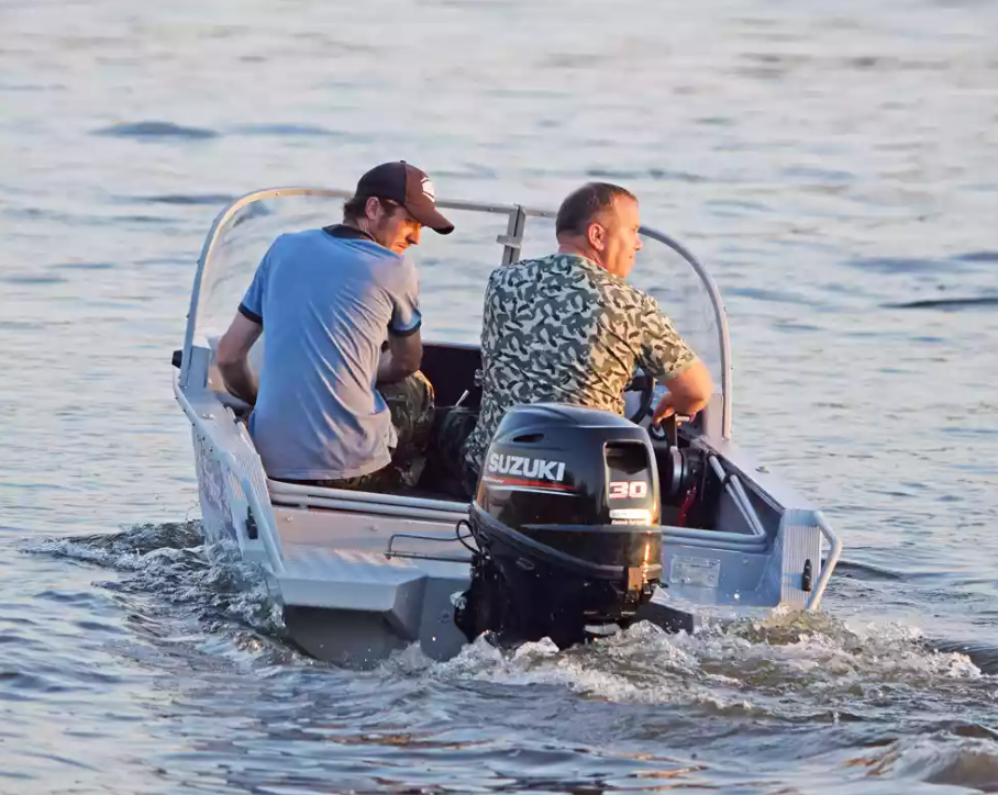 Алюминиевая лодка Wyatboat-390 DCM в Пушкино