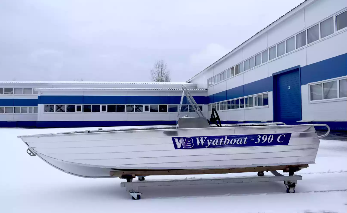 Алюминиевая лодка Wyatboat-390 C в Пушкино