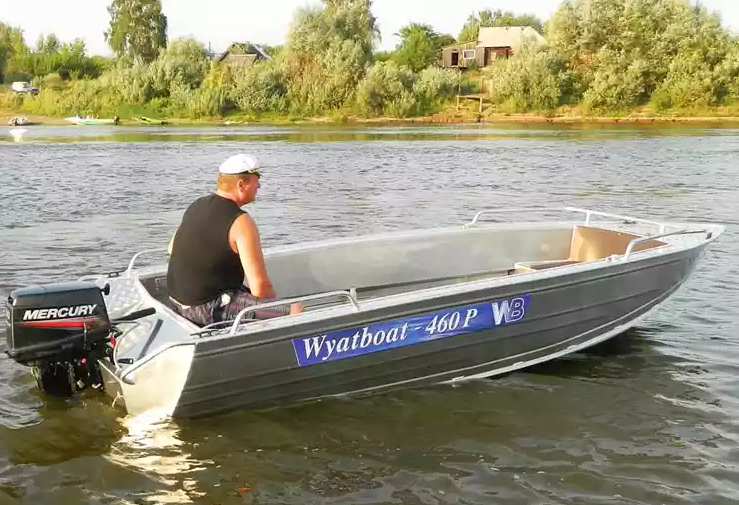 Алюминиевая лодка Wyatboat-460 P в Пушкино