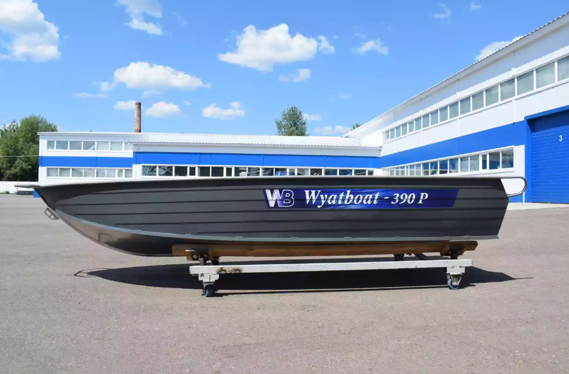 Алюминиевая лодка Wyatboat-390Р Fish в Пушкино