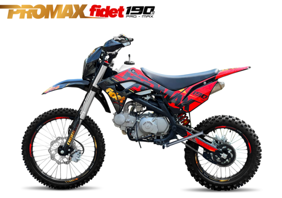 Мотоцикл (питбайк) PROMAX FIDET (ФАЙДЕТ) 190E MAX PRO LUX 19/16 в Пушкино