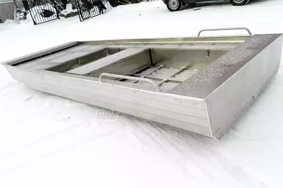 Алюминиевая лодка Wyatboat-390 Jonboat в Пушкино