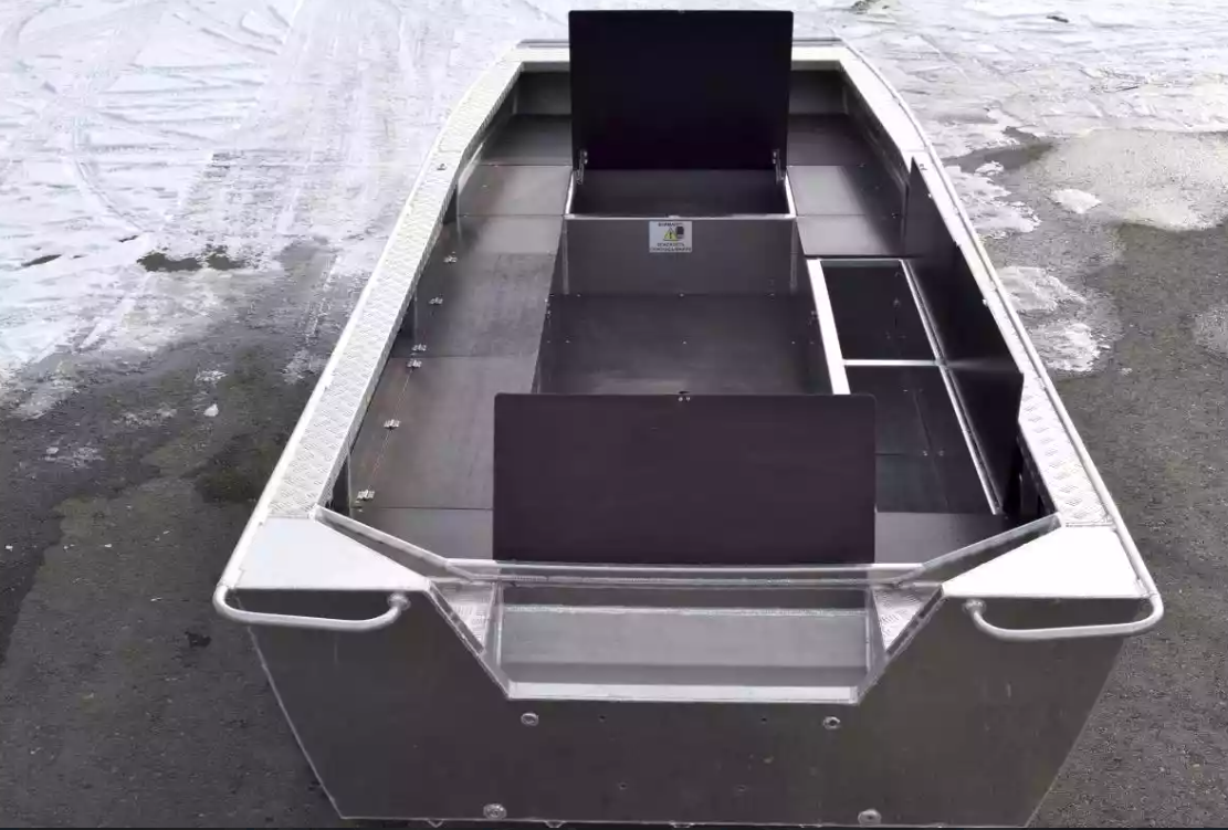 Алюминиевая лодка Wyatboat-490 Jonboat в Пушкино