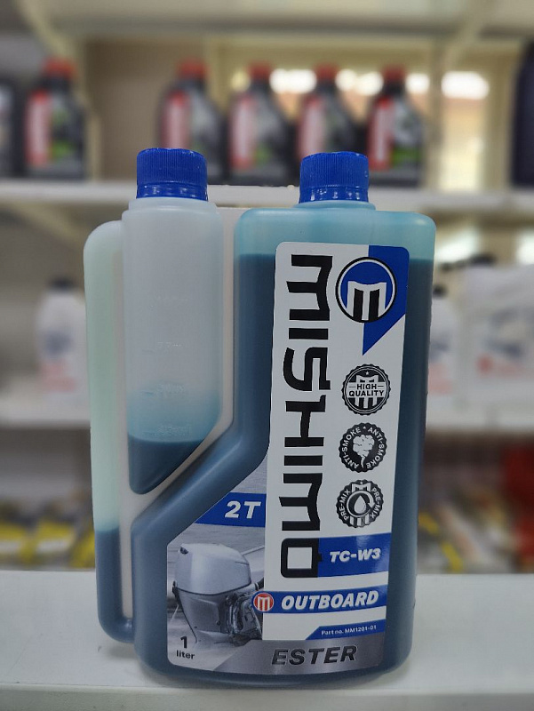 Масло MISHIMO 2T OUTBOARD (ESTER) полусинтетика 1 л в Пушкино