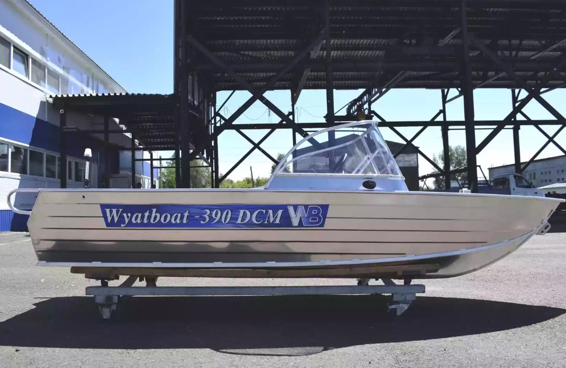 Алюминиевая лодка Wyatboat-390 DCM в Пушкино