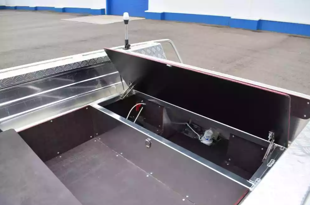 Алюминиевая лодка Wyatboat-390 DCM Увеличенный борт в Пушкино