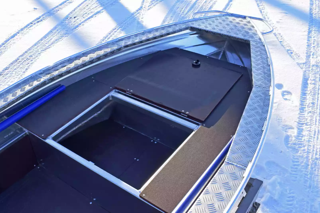 Алюминиевая лодка Wyatboat-370 Р FISH в Пушкино