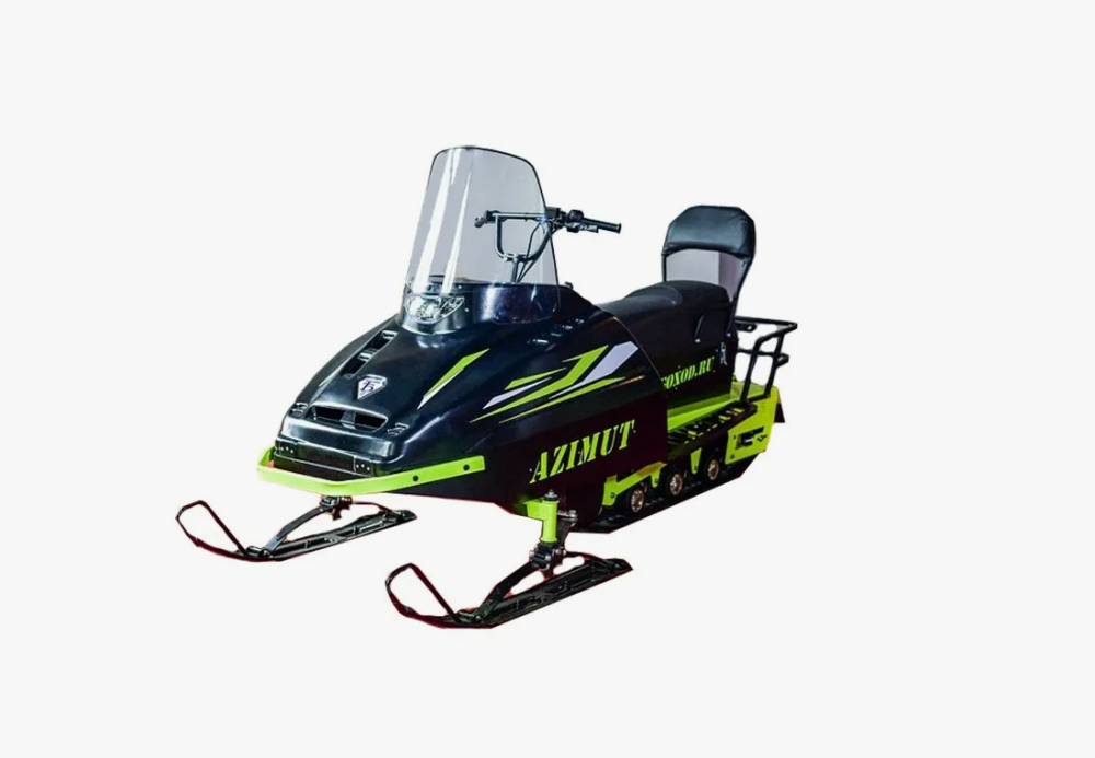 Миниснегоход Бурлак Азимут 20 л.с. , эл.запуск, реверс, тормоз гидравл, капот черный в Пушкино