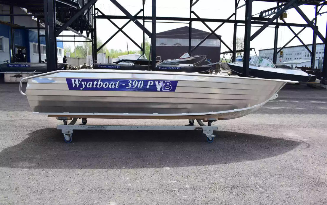 Алюминиевая лодка Wyatboat-390Р Увеличенный борт в Пушкино