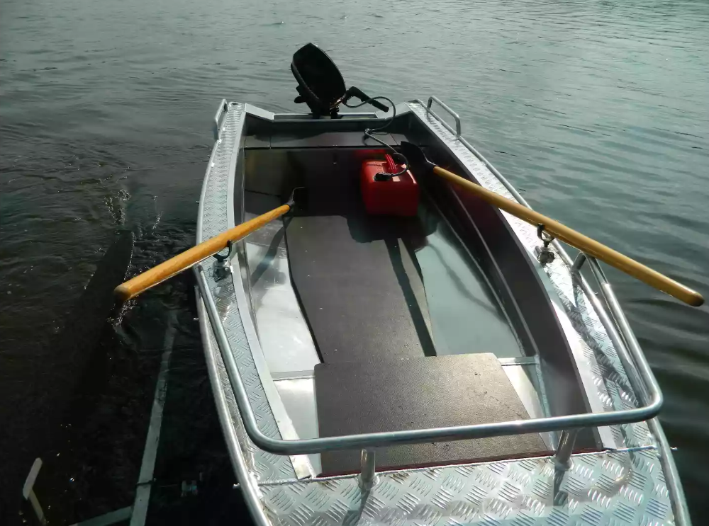 Алюминиевая лодка Wyatboat-390 У в Пушкино