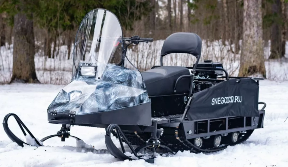 Миниснегоход Егерь Экспедитор 20 л.с. , реверс, тормоз, капот белый в Пушкино