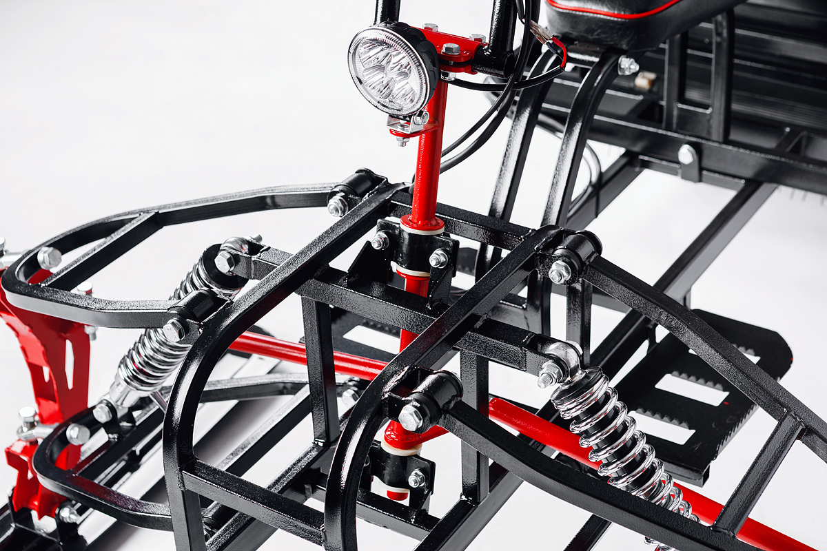 Лыжный модуль IKUDZO с подогревом ручек пластиковые лыжи в Пушкино