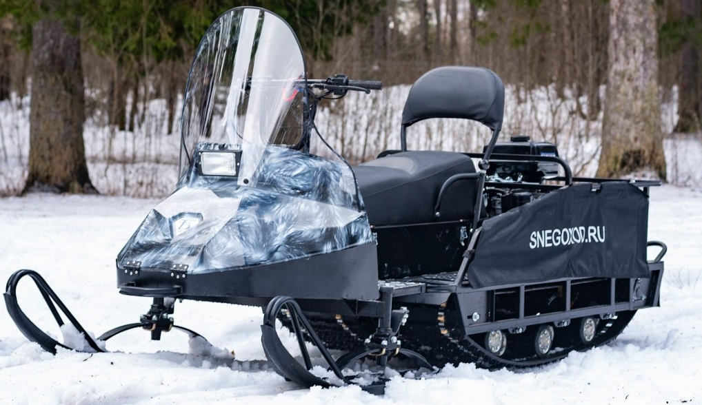 Миниснегоход Бурлак Егерь Экспедитор 18.5 л.с. , реверс, тормоз, капот белый в Пушкино