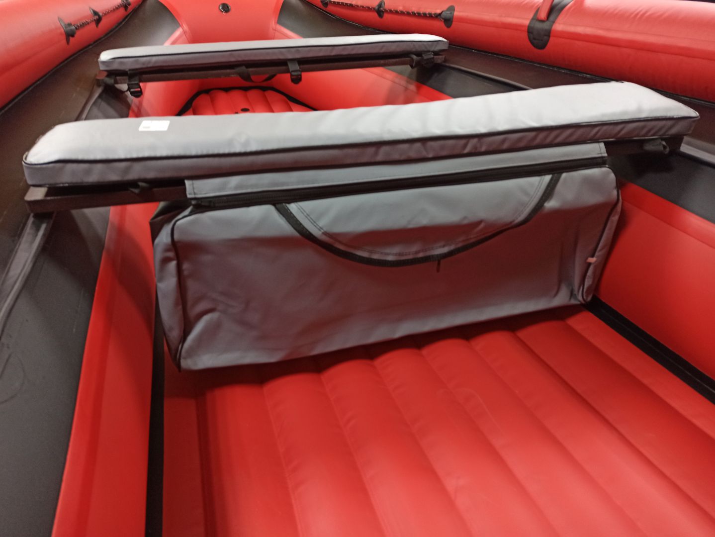 КОМПЛЕКТ МЯГКИХ НАКЛАДОК С СУМКОЙ ДЛЯ ЛОДОК 110Х20 СЕРЫЙ в Пушкино