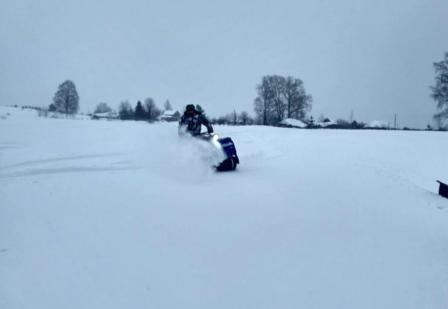 Мотобуксировщик Альбатрос-XLV 9 тележки, 1450 мм в Пушкино