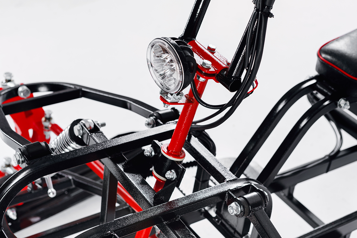 Лыжный модуль IKUDZO с подогревом ручек пластиковые лыжи в Пушкино