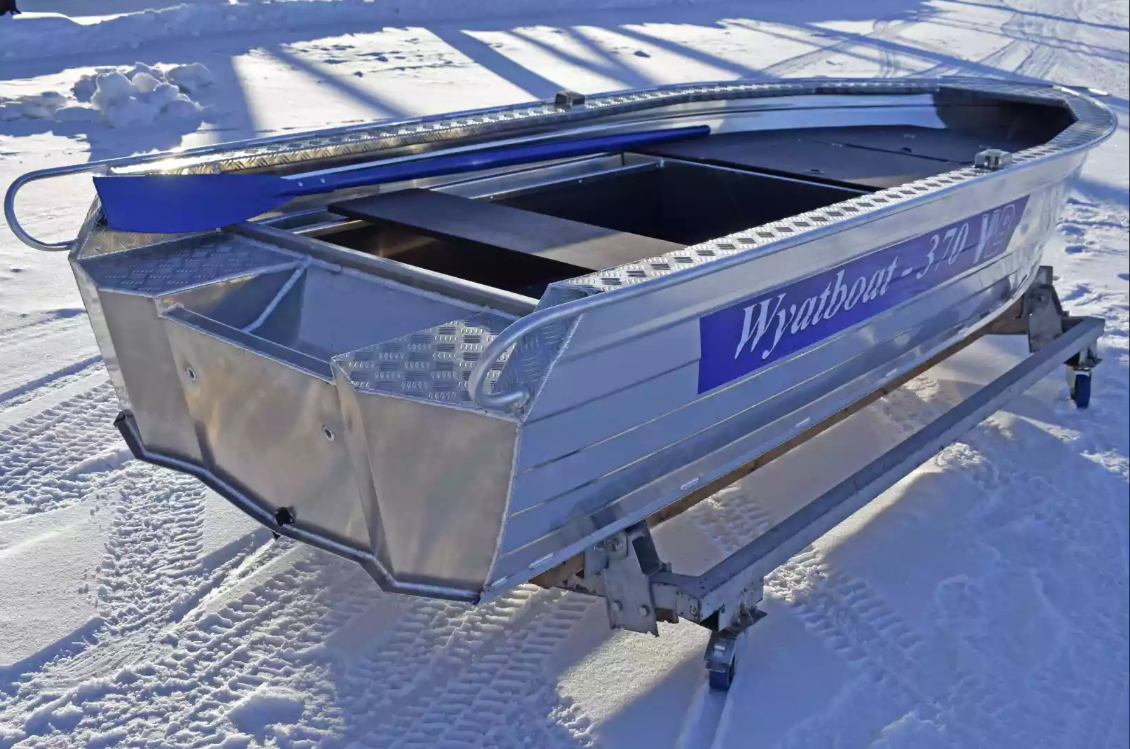 Алюминиевая лодка Wyatboat-370 Р FISH в Пушкино