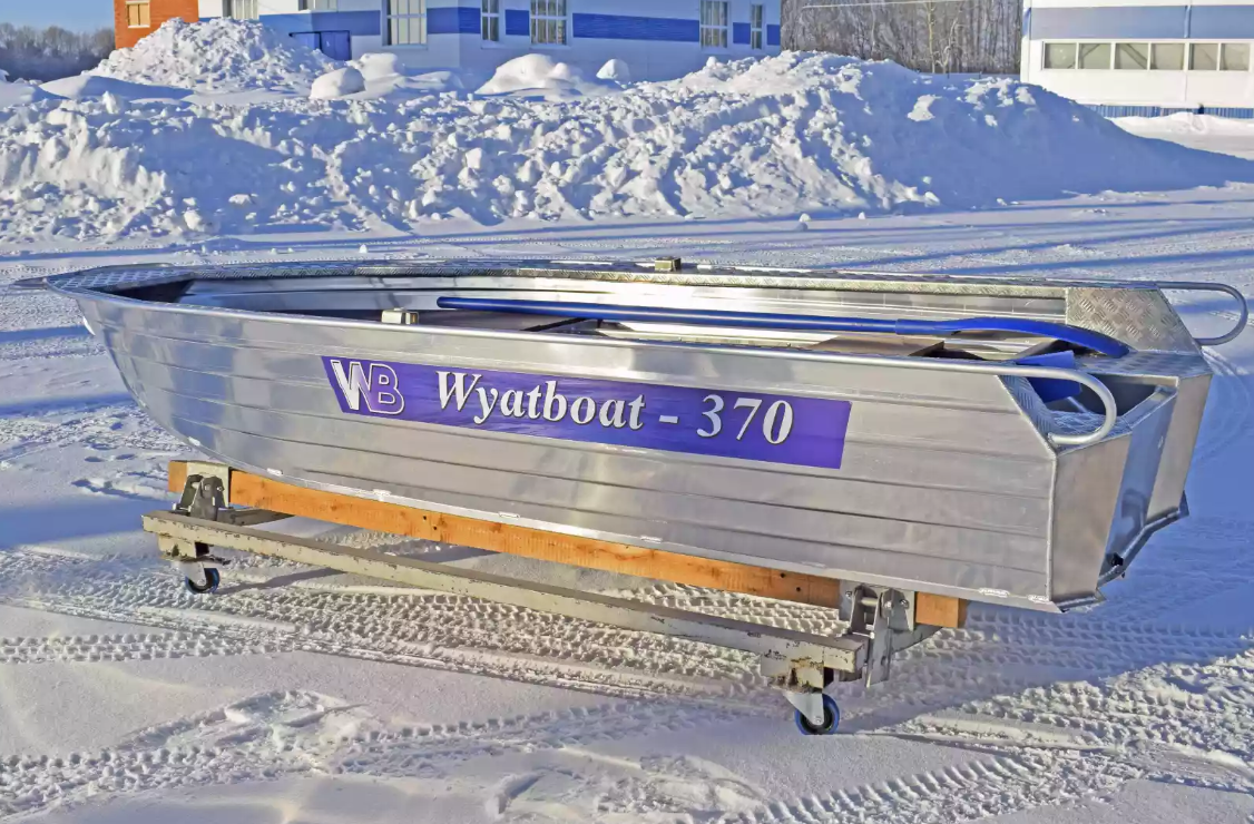 Алюминиевая лодка Wyatboat-370 Р FISH в Пушкино
