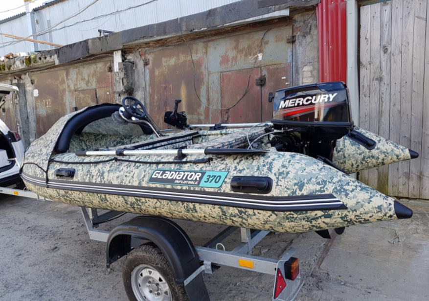 НАДУВНАЯ ЛОДКА GLADIATOR C370AL в Пушкино