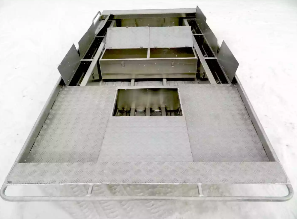 Алюминиевая лодка Wyatboat-390 Jonboat в Пушкино