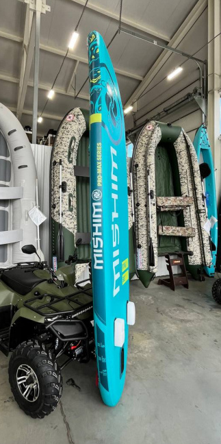 SUP (САП) Доска MISHIMO PRO-MAX Light Teal 12,6’ (385см) в Пушкино