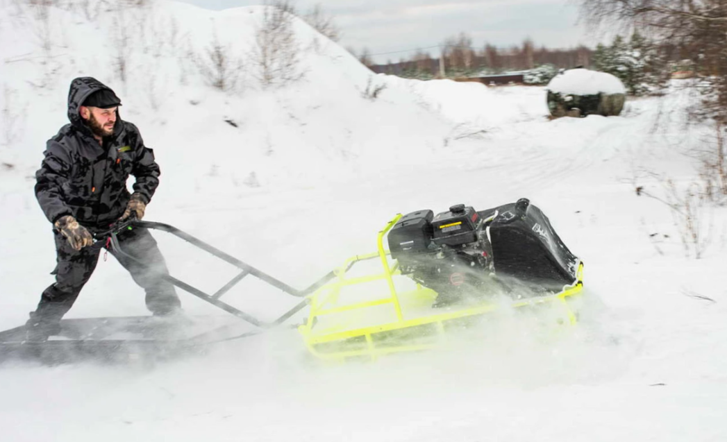 Мотобуксировщик Бурлак ХОЗЯИН-1 (капот металл) в Пушкино