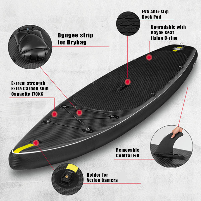SUP (САП) ДОСКА MISHIMO CARBON DARKSIDE 10.6’ (325СМ) в Пушкино